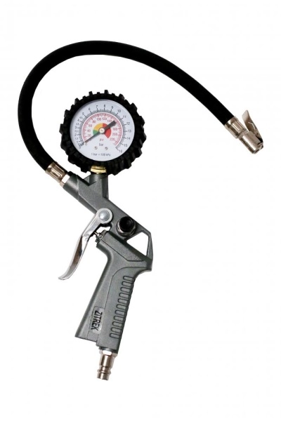 фото пистолет для накачки с манометром zitrek tg-61 018-0903