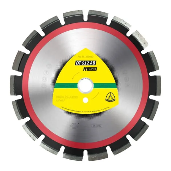 Алмазный диск KLINGSPOR 350X3,2X25,4/21W/10/S/DT/SUPRA/DT612AB