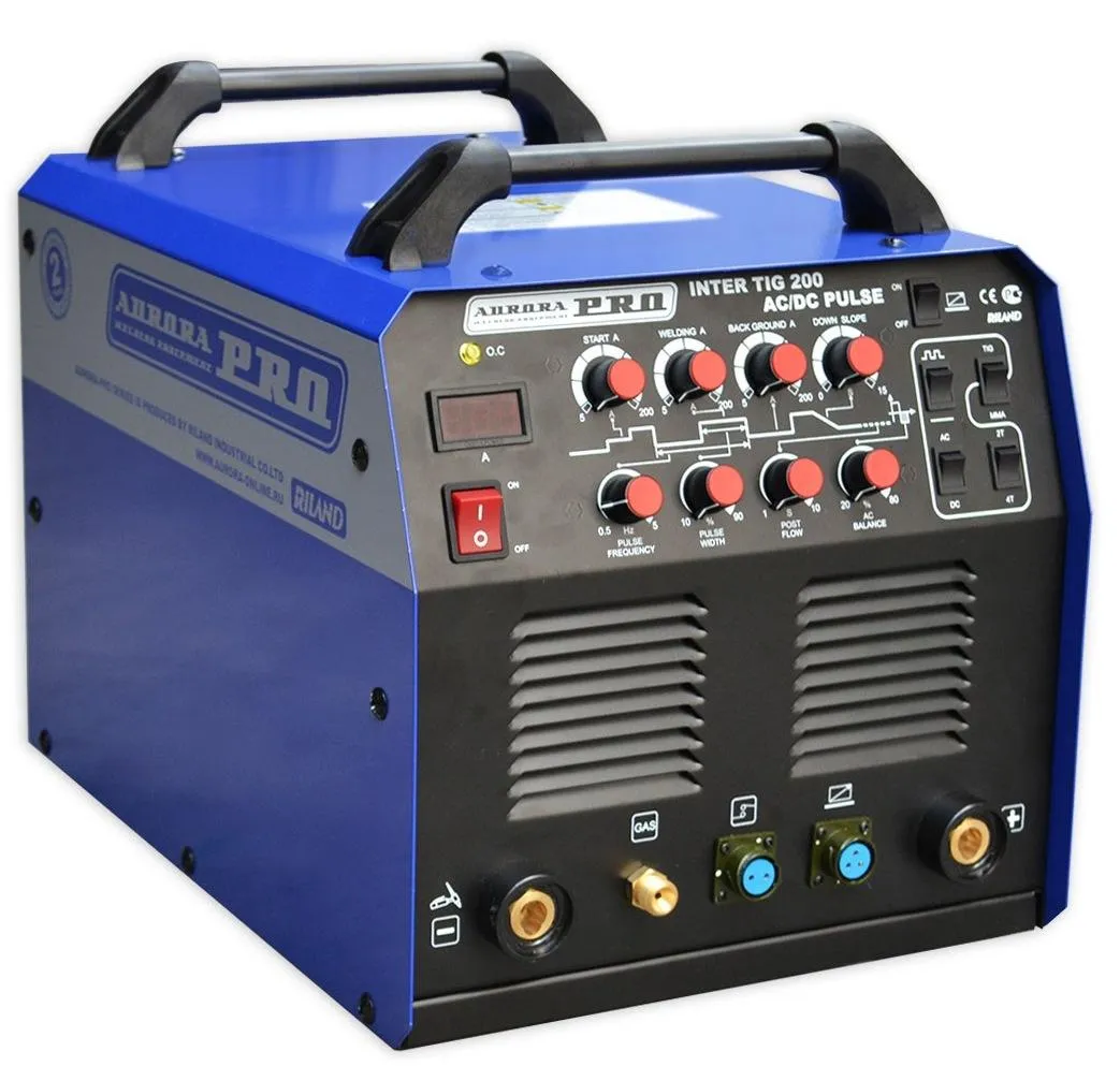 фото сварочный аппарат inter tig 200 ac/dc pulse mosfet