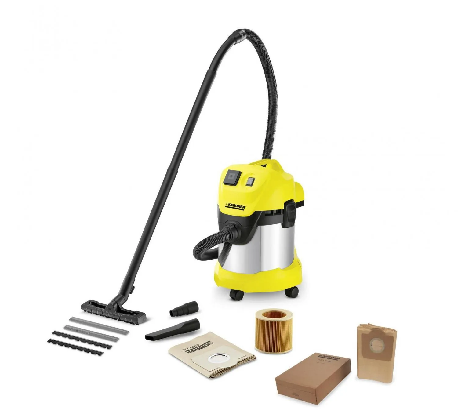 фото набор karcher пылесос wd 3 p premium 1.629-891.0 +фильтр 2.863-276.0