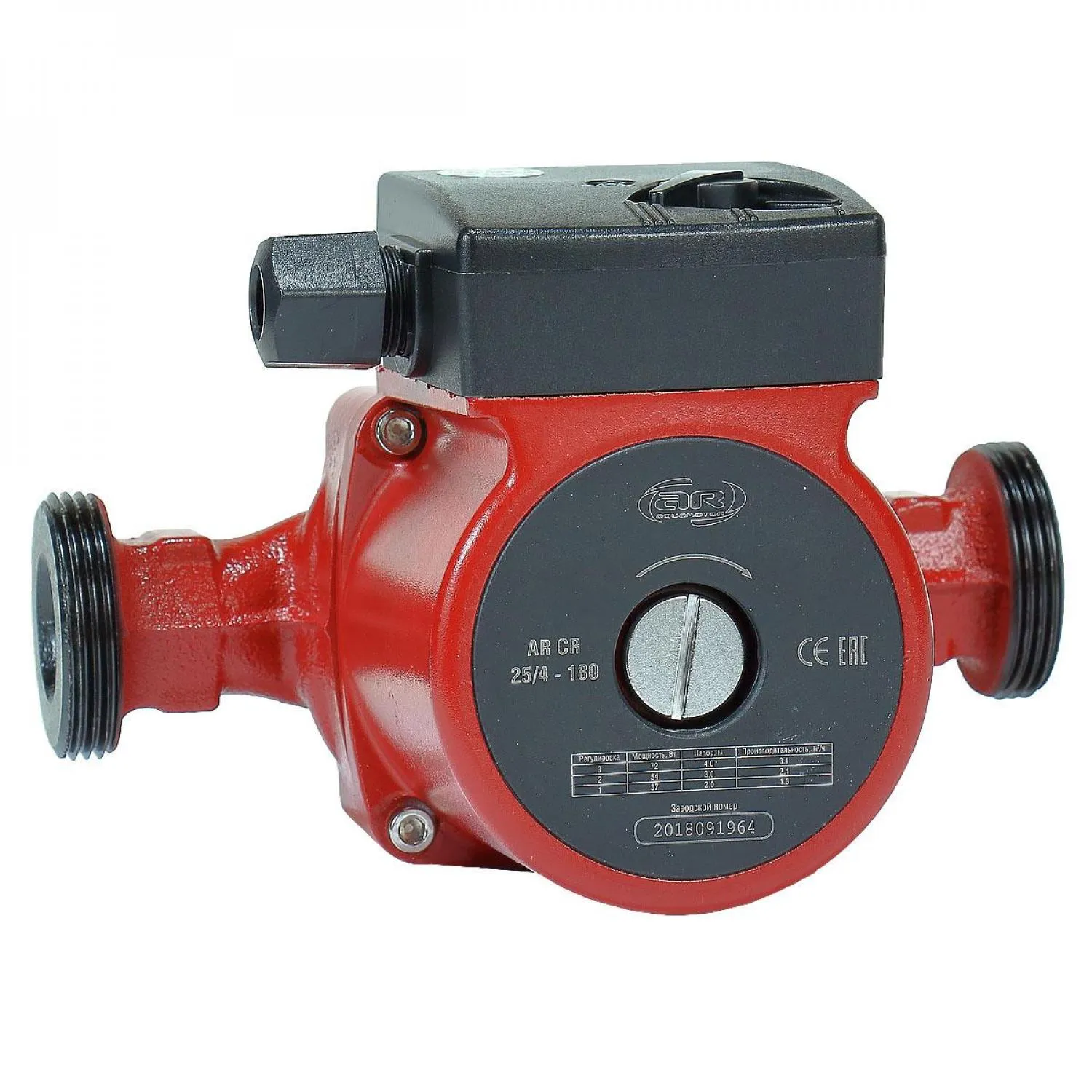 фото циркуляционный насос ar cr 25/4-180 red ar153009