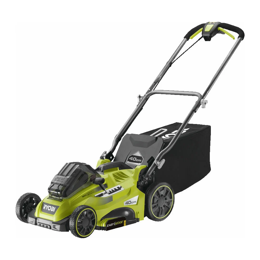 фото бесщеточная газонокосилка ryobi max power rlm36x41h50pg
