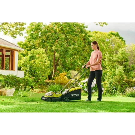 фото газонокосилка ryobi ry18lmx37a-0