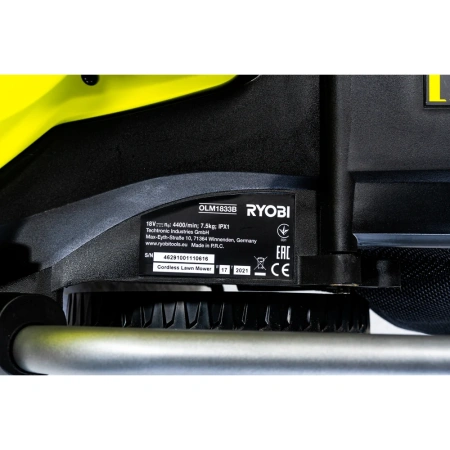 фото газонокосилка ryobi one+ rlm18x33b-40