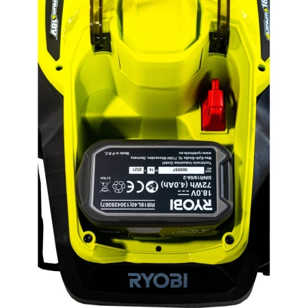 фото газонокосилка ryobi one+ rlm18x33b-40
