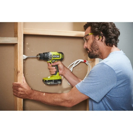 фото ударная дрель-шуруповерт ryobi rpd18-2c42s