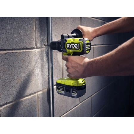 фото ударная дрель-шуруповерт ryobi rpd18x-2c52s