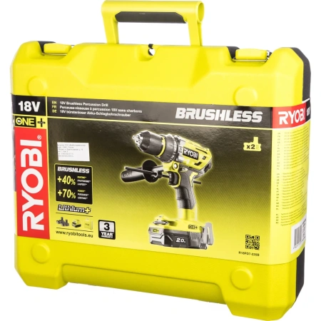 фото ударная дрель-шуруповерт ryobi one+ r18pd7-220b