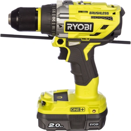фото ударная дрель-шуруповерт ryobi one+ r18pd7-220b