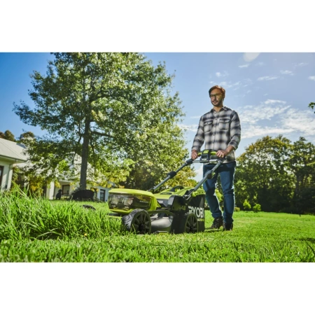фото бесщеточная газонокосилка ryobi ry36lmx46a-150 36в