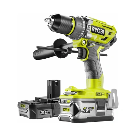 фото бесщеточная ударная дрель-шуруповерт ryobi r18pd7-252s one+
