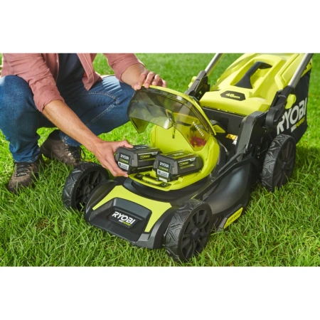 фото бесщеточная газонокосилка ryobi ry36lmx46a-150 36в