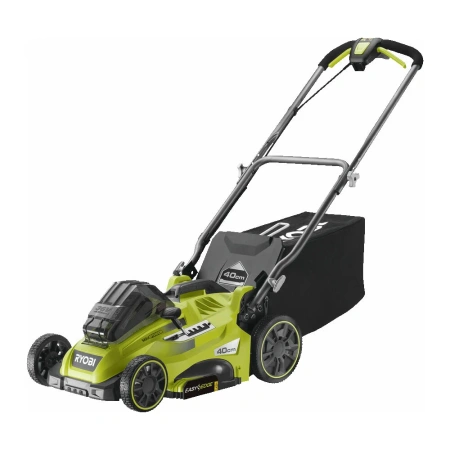 фото бесщеточная газонокосилка ryobi max power rlm36x41h50pg